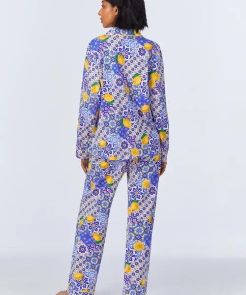 Majolica Long Sleeve Classic Stretch Jersey PJ Set 9 Majolica Long Sleeve Classic Stretch Jersey PJ Set -Bedheadpjs Pajama Shop 01 BH290092 1225B MAJOLICA 4