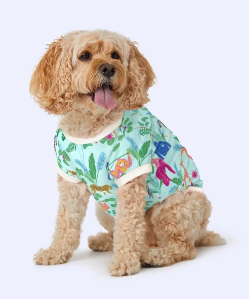 Bedhead X Bronwyn Newport Jungle Boogie Stretch Jersey Dog Pajama