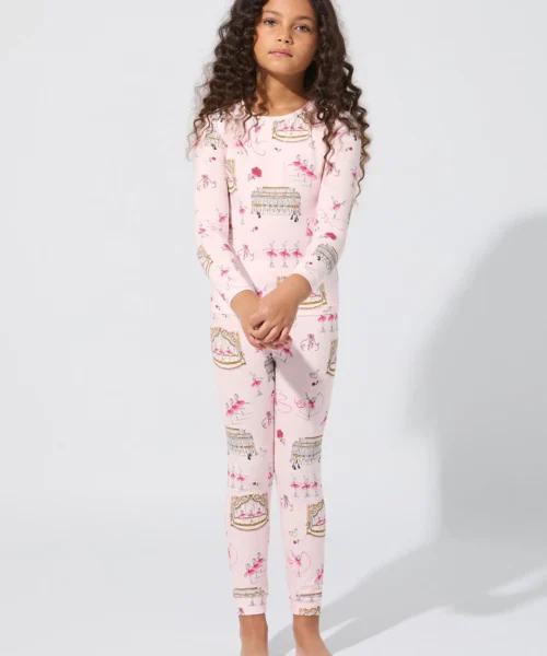 Swan Lake Long Sleeve Stretch Jersey Kids PJ Set