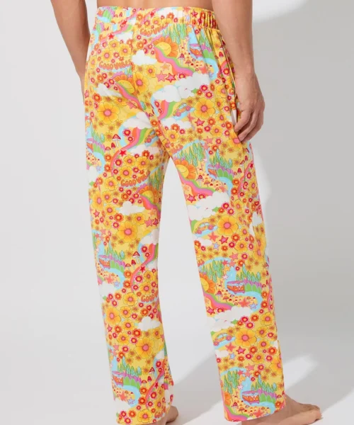 Good Vibes Men's Stretch Jersey PJ Pant -Bedheadpjs Pajama Shop 01 BHM490115 1292B GOOD VIBES 466 3