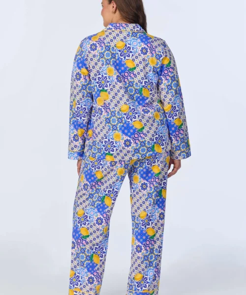Majolica Long Sleeve Classic Stretch Jersey PJ Set 11 Majolica Long Sleeve Classic Stretch Jersey PJ Set -Bedheadpjs Pajama Shop 01 plus size BH290092 1225B MAJOLICA 024 3