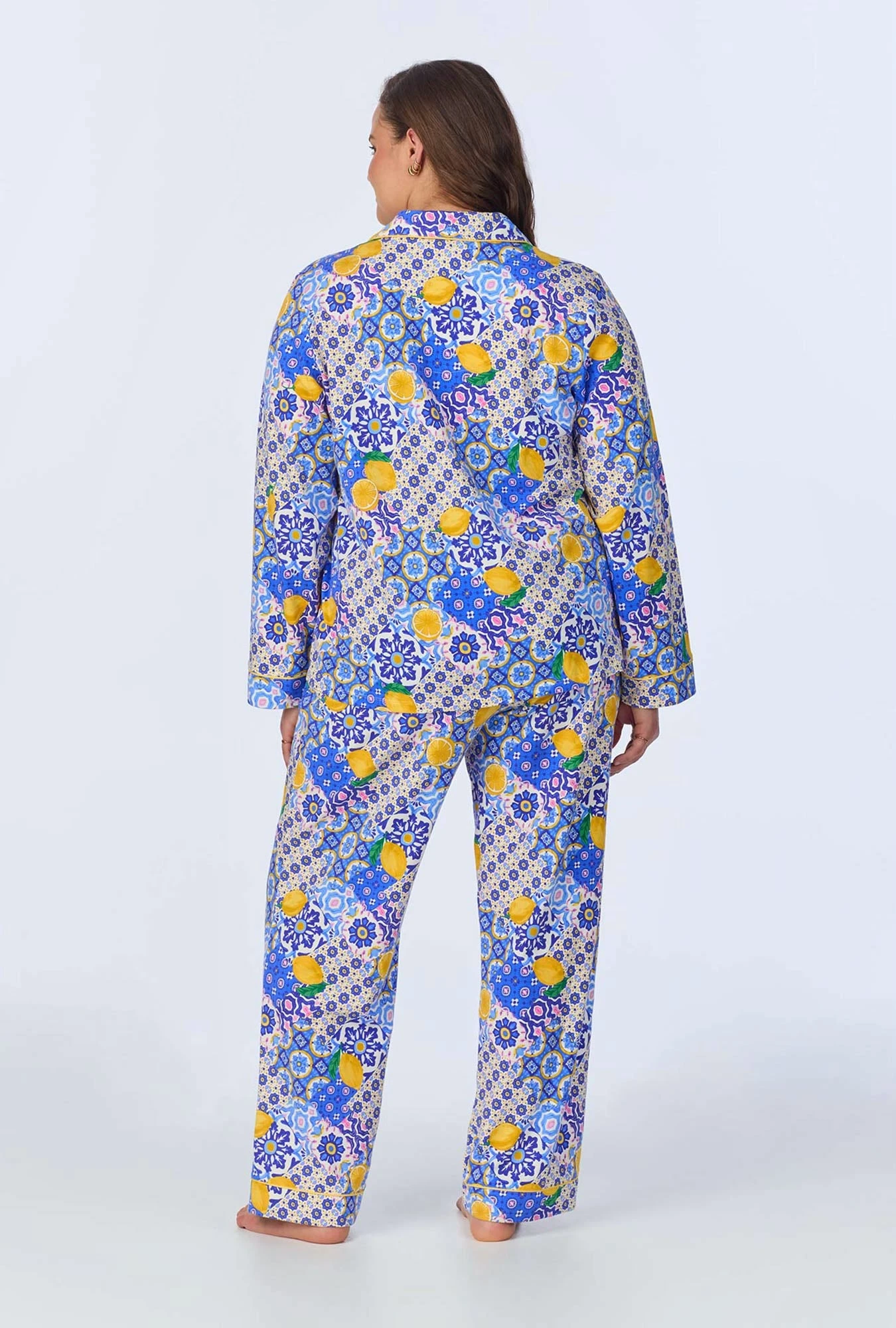 Majolica Long Sleeve Classic Stretch Jersey PJ Set 6 Majolica Long Sleeve Classic Stretch Jersey PJ Set - Image 6