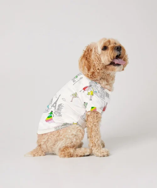 Bedhead X Bronwyn Newport Travel In Style Stretch Jersey Dog Pajama