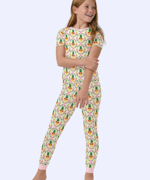 Pinacoolada Short Sleeve Stretch Jersey Kids PJ Set