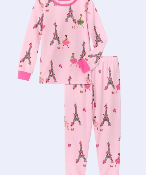 Tres Chic Long Sleeve Stretch Jersey Kids PJ Set -Bedheadpjs Pajama Shop 02 BHK280080 1214B TRES CHIC 029