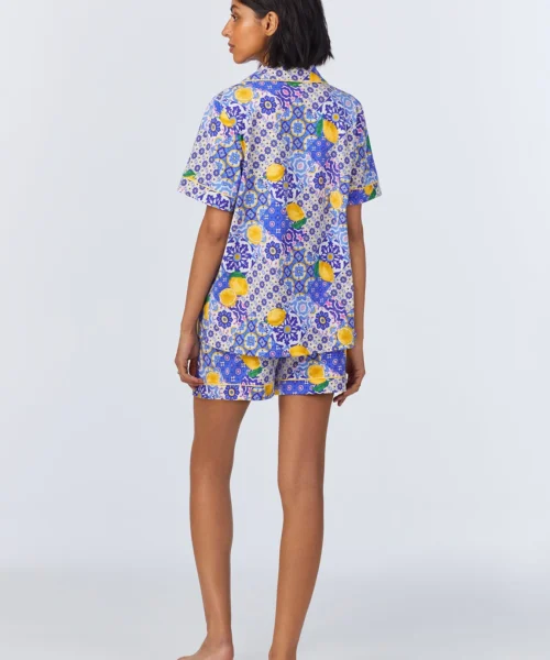 Majolica Short Sleeve Classic Shorty Stretch Jersey PJ Set 7 Majolica Short Sleeve Classic Shorty Stretch Jersey PJ Set -Bedheadpjs Pajama Shop 03 BH240092 1225B MAJOLICA 018 3
