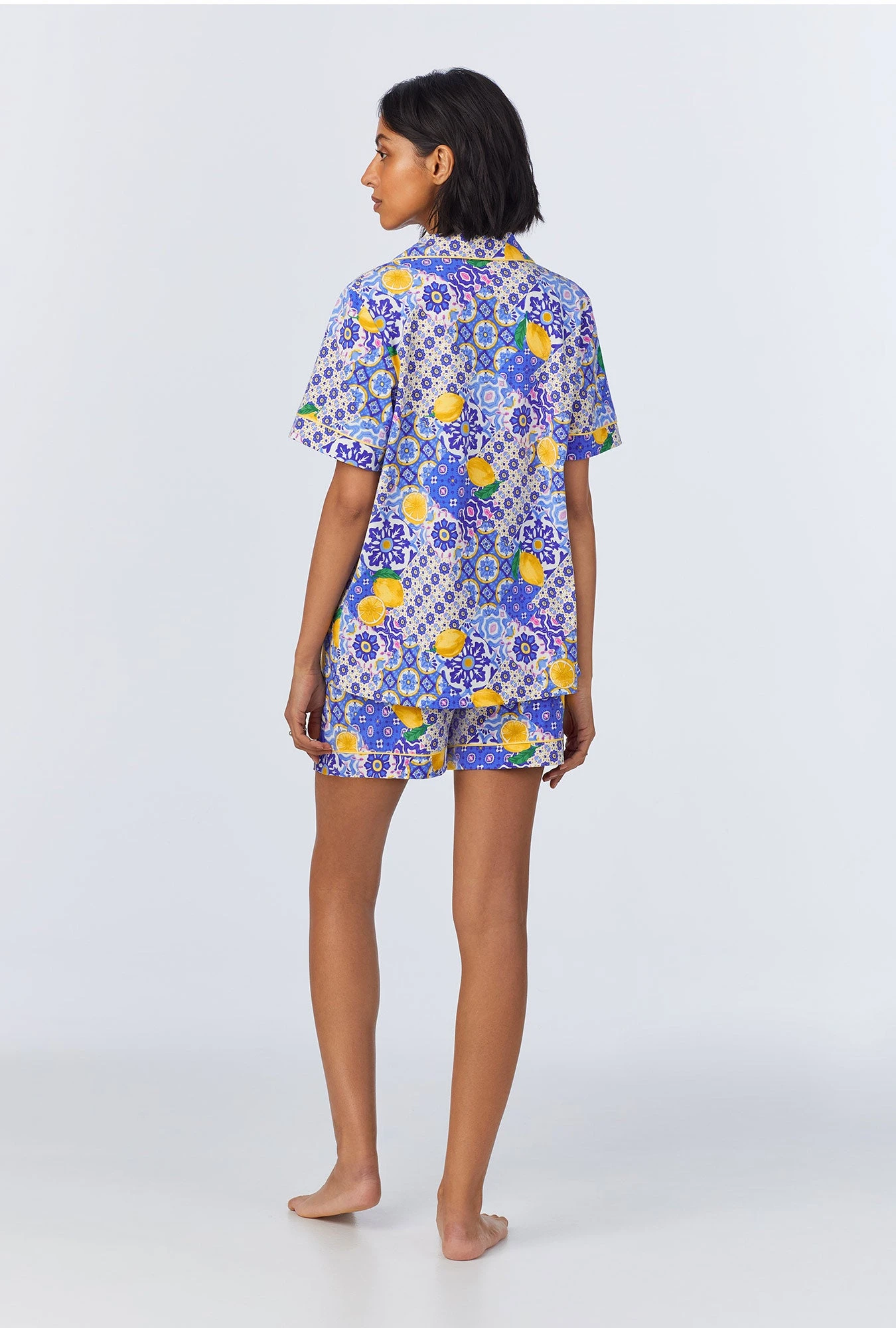 Majolica Short Sleeve Classic Shorty Stretch Jersey PJ Set 3 Majolica Short Sleeve Classic Shorty Stretch Jersey PJ Set - Image 3