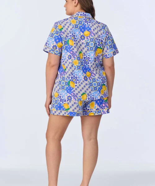 Majolica Short Sleeve Classic Shorty Stretch Jersey PJ Set 9 Majolica Short Sleeve Classic Shorty Stretch Jersey PJ Set -Bedheadpjs Pajama Shop 03 plus size BH240092 1225B MAJOLICA 065 3