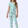 Surfside Snoopy® Short Sleeve Stretch Jersey Kids PJ Set