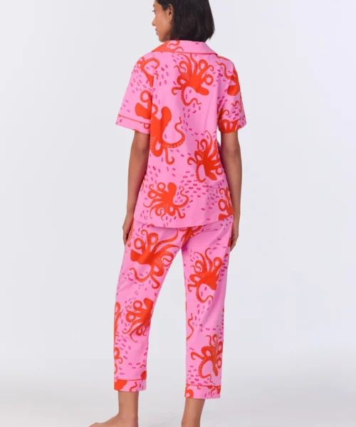 Sea Dreamers Short Sleeve Classic Stretch Jersey Cropped PJ Set 7 Sea Dreamers Short Sleeve Classic Stretch Jersey Cropped PJ Set -Bedheadpjs Pajama Shop 05 BH270095 1247B SEA DREAMERS 178