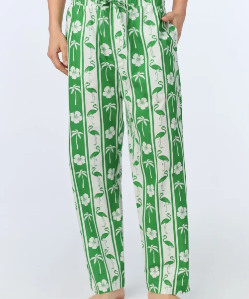 Aloha Stripe Men's Woven Cotton Poplin PJ Pant