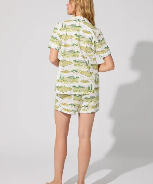 Wine Country Short Sleeve Classic Shorty Stretch Jersey PJ Set 9 Wine Country Short Sleeve Classic Shorty Stretch Jersey PJ Set -Bedheadpjs Pajama Shop 06 BH240115 1285B WINE COUNTRY 211 3