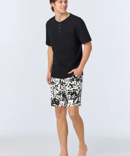 Wild Pony Men's Short Sleeve Henley Stretch Jersey Boxer PJ Set 6 Wild Pony Men's Short Sleeve Henley Stretch Jersey Boxer PJ Set -Bedheadpjs Pajama Shop 07 BHM160097 1237B WILD PONY 377 2