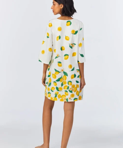 Main Squeeze Border Stretch Jersey Sleep Dress -Bedheadpjs Pajama Shop 10 BH450092 1228B MAIN SQUEEZE BOARDER 028 3