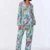 Tropical Paradise Long Sleeve Classic Stretch Jersey PJ Set