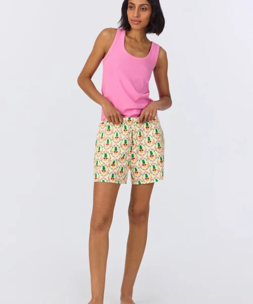 Pinacoolada Tank Stretch Jersey Boxer PJ Set