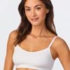 White Stretch Jersey Bralette