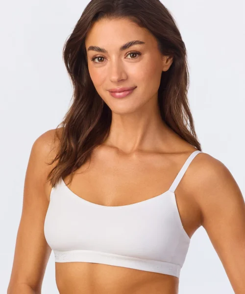 White Stretch Jersey Bralette