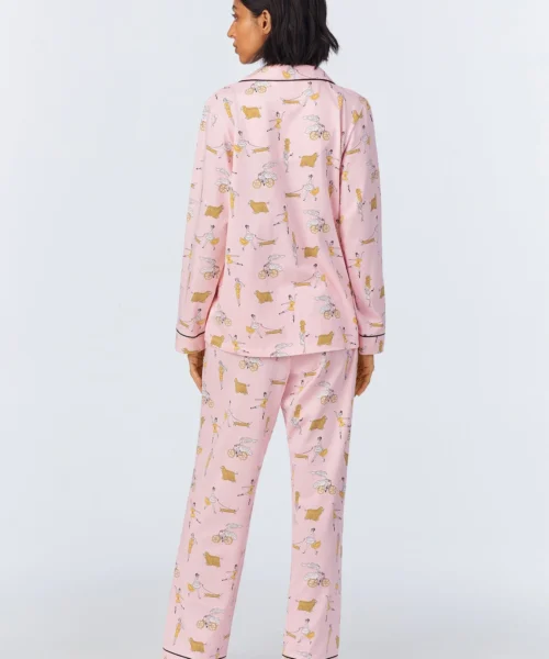 Say Yes To Pasta Long Sleeve Classic Stretch Jersey PJ Set 9 Say Yes To Pasta Long Sleeve Classic Stretch Jersey PJ Set -Bedheadpjs Pajama Shop 18 BH290092 1219B SAY YES TO PASTA 029 3