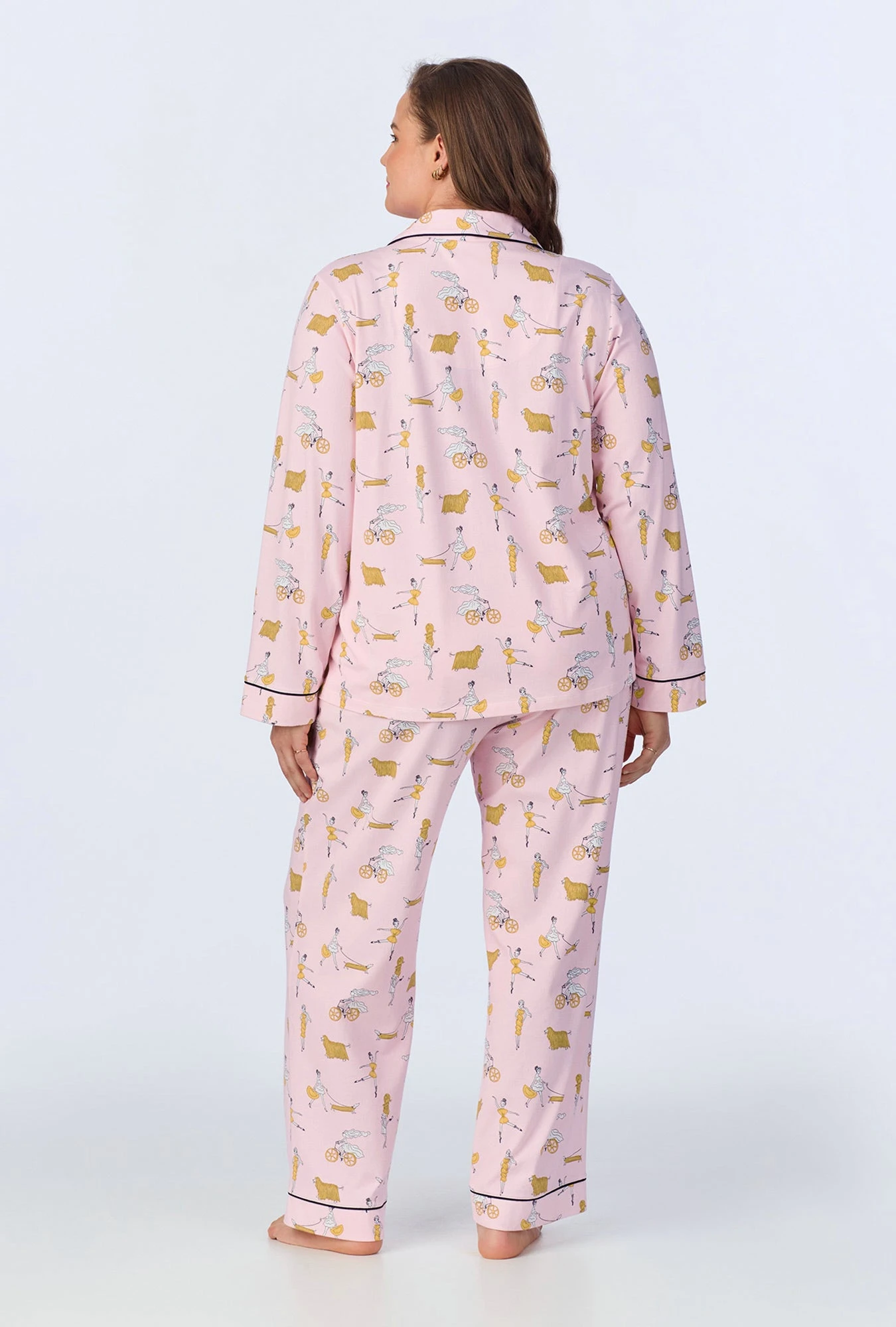 Say Yes To Pasta Long Sleeve Classic Stretch Jersey PJ Set 6 Say Yes To Pasta Long Sleeve Classic Stretch Jersey PJ Set - Image 6