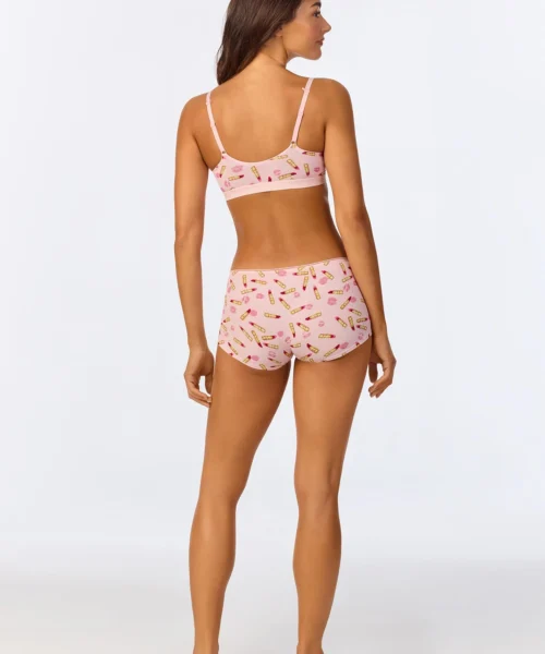 Hot Lips Stretch Jersey Bralette 8 Hot Lips Stretch Jersey Bralette -Bedheadpjs Pajama Shop 19 BH002 I681I LIPSTICK 475