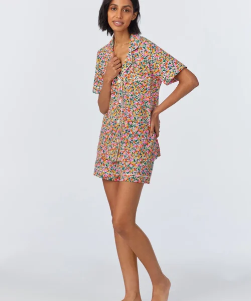 Fresh Picks Short Sleeve Classic Shorty Stretch Jersey PJ Set -Bedheadpjs Pajama Shop 23 BH240092 1233B FRESH PICKS 107 3
