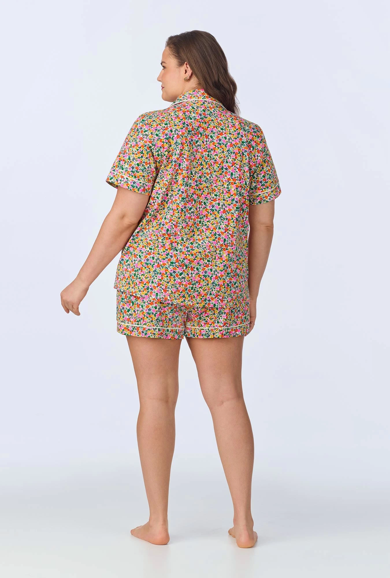 Fresh Picks Short Sleeve Classic Shorty Stretch Jersey PJ Set - Image 6