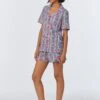 Bel Fiore Short Sleeve Classic Shorty Stretch Jersey PJ Set
