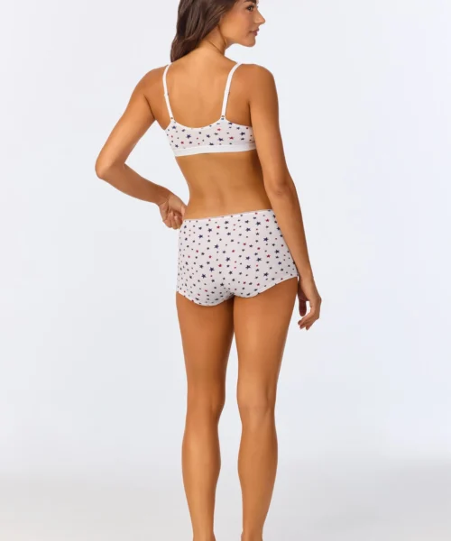 Americana Stretch Jersey Bralette -Bedheadpjs Pajama Shop 26 BH002 I113I AMERICANA 606