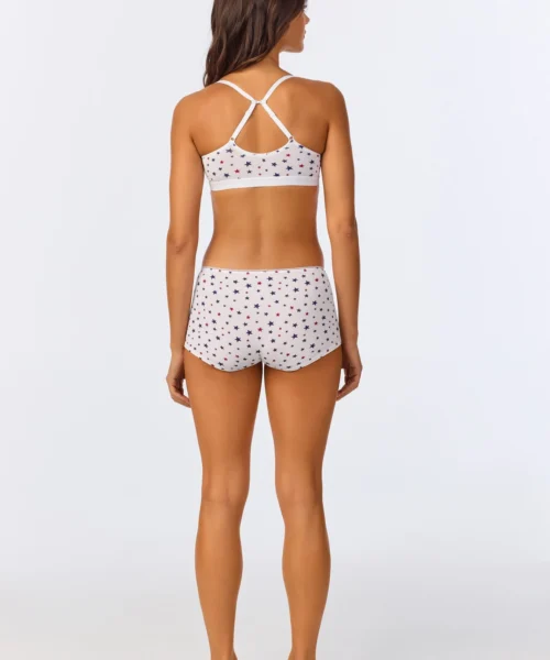 Americana Stretch Jersey Bralette -Bedheadpjs Pajama Shop 26 BH002 I113I AMERICANA 611