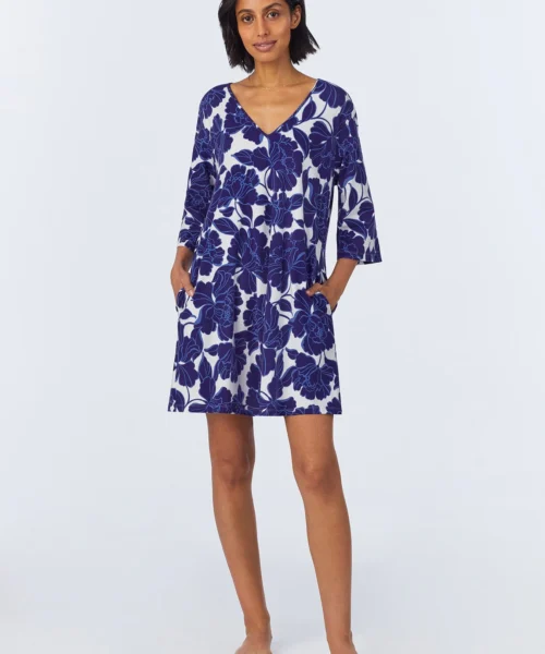 Isabella Flora Stretch Jersey Sleep Dress