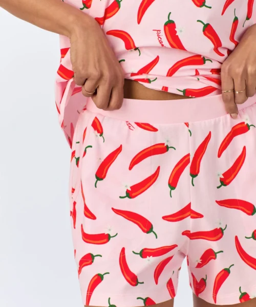 Coming In Hot T-Shirt Stretch Jersey Shorty PJ Set -Bedheadpjs Pajama Shop 32 BH940097 1231B COMING IN HOT 5