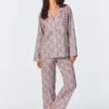 Florence May Long Sleeve Classic Woven Cotton Tana Lawn Long PJ Set Made With Liberty Fabrics