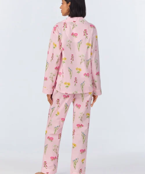Western Wildflowers Long Sleeve Classic Woven Cotton Poplin Long PJ Set -Bedheadpjs Pajama Shop 37 BH290098 1232B WESTERN WILDFLOWERS 1242 3
