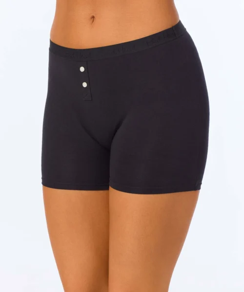 Black Stretch Jersey Boxer Short