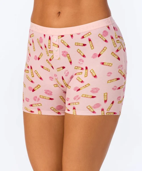 Hot Lips Stretch Jersey Boxer Short