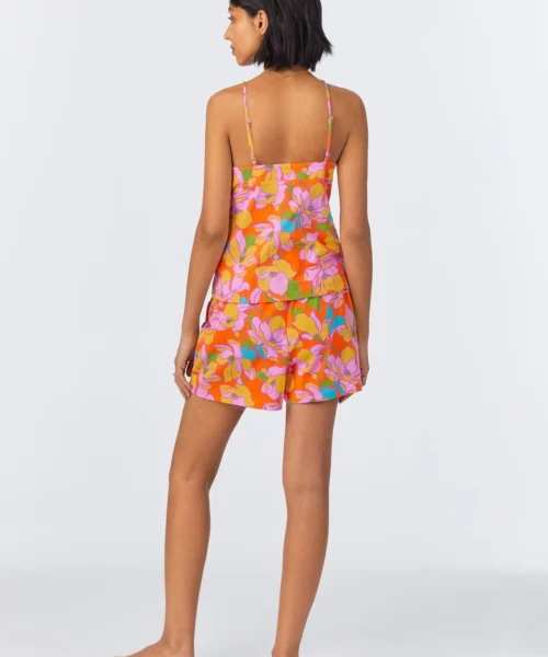 BedHead X Trina Turk Floral Cami Shorty Stretch Jersey PJ Set -Bedheadpjs Pajama Shop 45 BH070110 1268B FLORAL 024 3