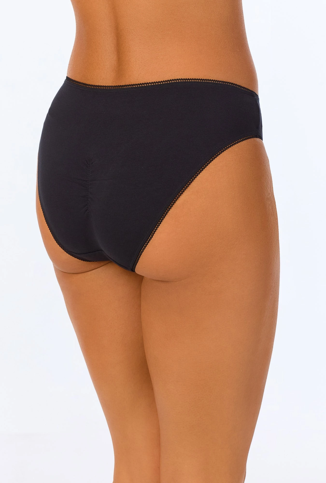 Black Stretch Jersey Bikini Underwear 3 Black Stretch Jersey Bikini Underwear - Image 3