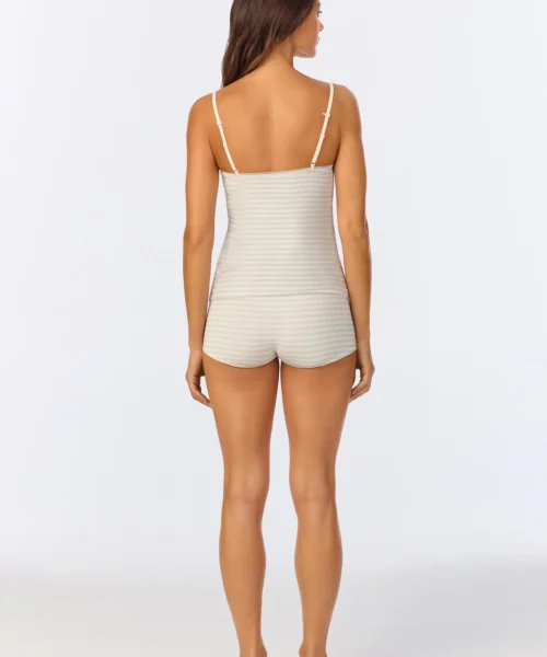 Mini Stripe Stretch Jersey Cami -Bedheadpjs Pajama Shop 4 BH001 I810M MINI STRIPE 117