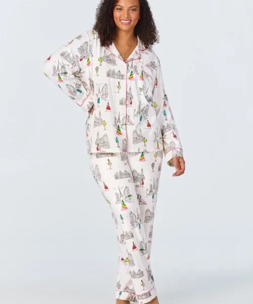 Bedhead X Bronwyn Newport Travel In Style Long Sleeve Classic Stretch Jersey PJ Set 8 Bedhead X Bronwyn Newport Travel In Style Long Sleeve Classic Stretch Jersey PJ Set -Bedheadpjs Pajama Shop 53 plus size BH290102 1236B TRAVEL IN STYLE 1071 1