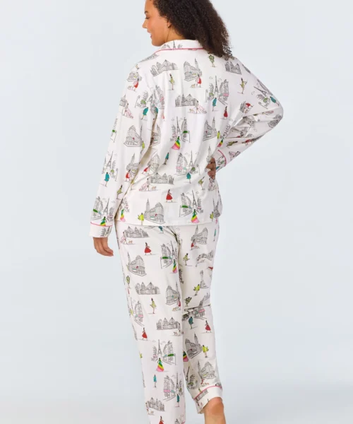 Bedhead X Bronwyn Newport Travel In Style Long Sleeve Classic Stretch Jersey PJ Set 9 Bedhead X Bronwyn Newport Travel In Style Long Sleeve Classic Stretch Jersey PJ Set -Bedheadpjs Pajama Shop 53 plus size BH290102 1236B TRAVEL IN STYLE 1084 3