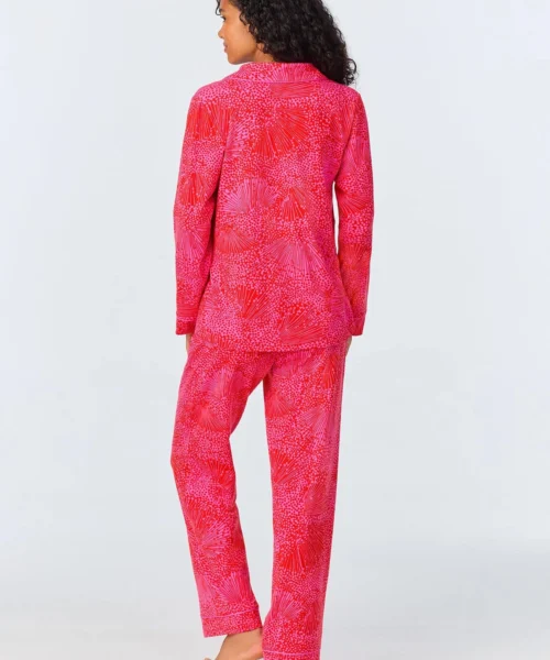 BedHead X Trina Turk Starburst Long Sleeve Classic Stretch Jersey PJ Set -Bedheadpjs Pajama Shop 57 BH290079 1184B STARBURST 1951 3 978c125c ea5c 42f1 88b0 c6e413471614