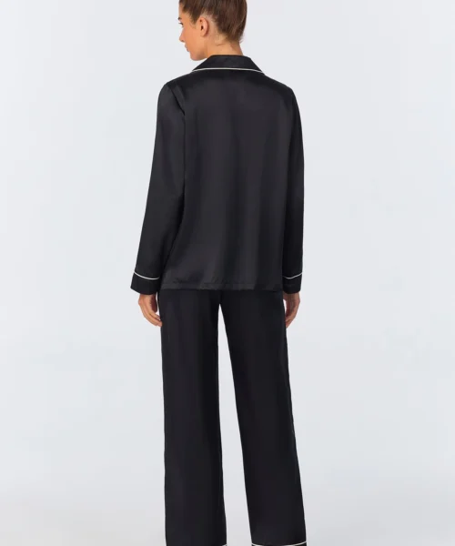 Black Long Sleeve Classic Washable Silk PJ Set -Bedheadpjs Pajama Shop 57 BH290114 5993B BLACK 1766 3 8767b89f b76b 4726 a8df 600691ccef6f