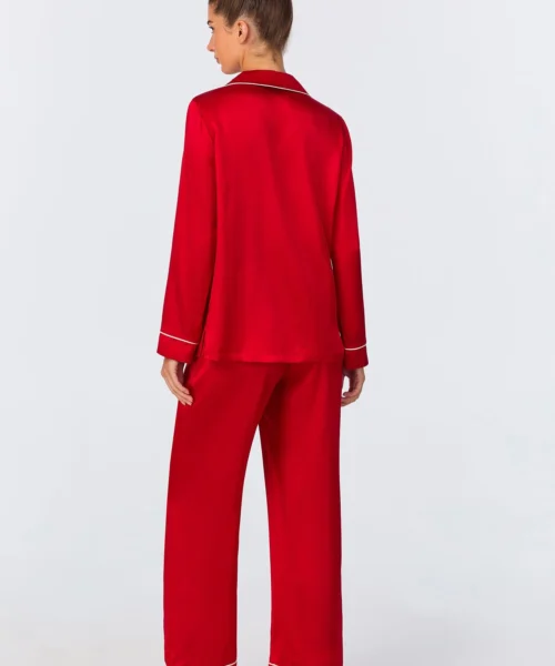 Red Long Sleeve Classic Washable Silk PJ Set 6 Red Long Sleeve Classic Washable Silk PJ Set -Bedheadpjs Pajama Shop 59 BH290114 1100B RED 1826 3 90a8d4d6 6c93 481c a9b4 c95bab086636