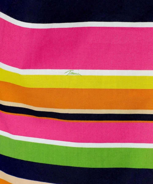 BedHead X Trina Turk Poolside Stripe Cami Woven Cotton Poplin Shorty PJ Set -Bedheadpjs Pajama Shop 61 BH060106 1261B POOLSIDE STRIPE 361 4