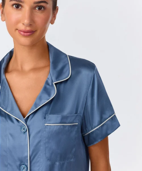 Elemental Blue Short Sleeve Classic Shorty Washable Silk PJ Set -Bedheadpjs Pajama Shop 61 BH240114 1280B ELEMNTAL BLUE 1885 4 9b0674e4 5844 4b22 b290 85a1f9b32dc0