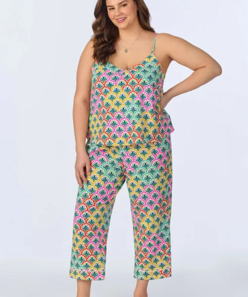 Camilla Cami Stretch Jersey Cropped PJ Set -Bedheadpjs Pajama Shop plus size BH040092 1221B CAMILLA 331 1
